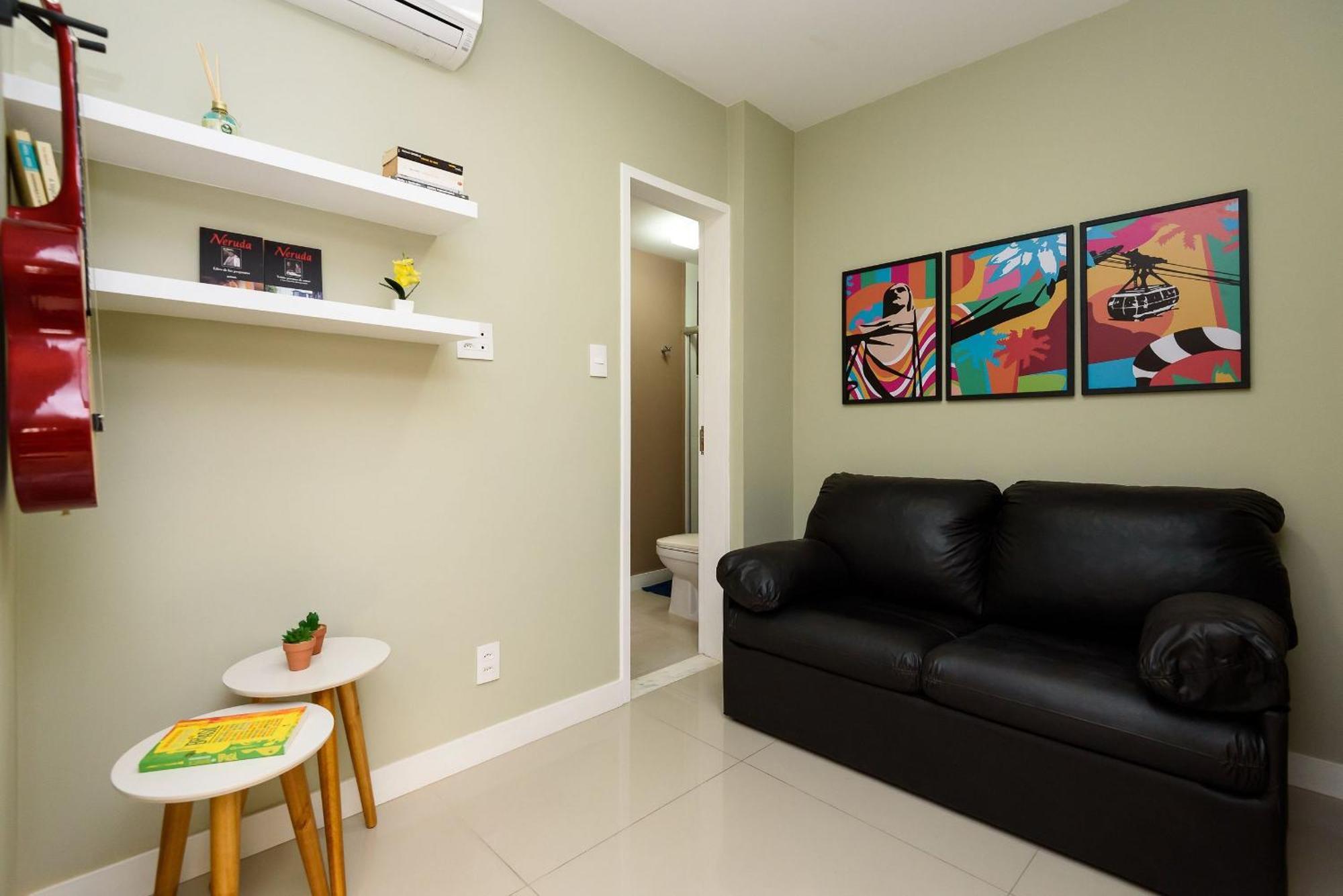 Apartamento Omar Do Rio: Moderna Qto&sala A 400m De La Playa De Copacabana, Con Internet 250mbps Y Smart Tv